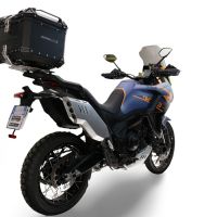 GPR TECH Zontes 703 F 2025/2026 Topcase aus Aluminium, schwarze Farbe mit spezifischer Platte enthalten Kapazität Liter 35