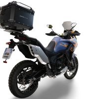 GPR TECH Zontes 703 F 2025/2026 Topcase aus Aluminium, schwarze Farbe mit spezifischer Platte enthalten Kapazität Liter 55