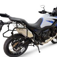 GPR TECH Zontes 703 F 2025/2026 Spezifischer Rahmen für Seitenkoffer mit einem Fassungsvermögen von 38 Lt + 38 Lt, Farbe schwarz 