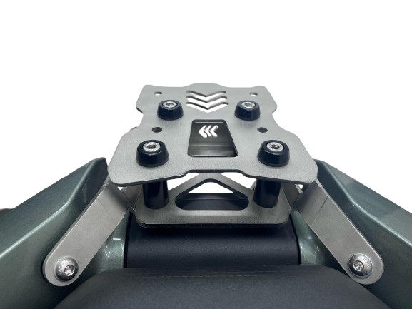 GPR TECH Zontes 368 G 2025/2026 Topcase aus Aluminium, Inklusive Stahlplatte und Aluminium-Dachträger Kapazität Liter 35